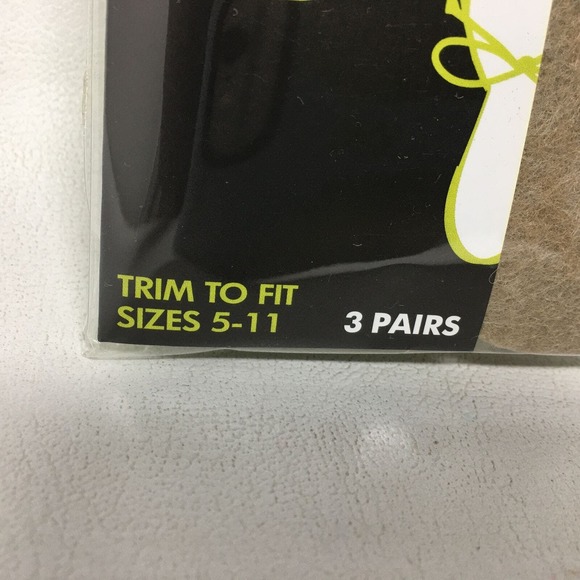 Summer Soles 3 Pair Ultra Absorbent Stay Dry Shoe Liners, Women's Size 5-11 - Ta - Picture 5 of 8